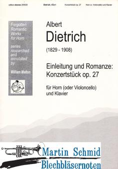 Einleitung und Romanze op.27 