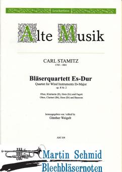 Bläserquartett Es-Dur op.8 Nr.2 (Ob.Klar.Hr.Fag) 