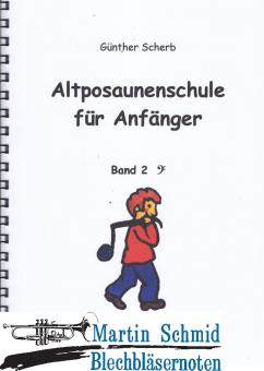 Altposaunenschule für Anfänger Band 2 (Baß-Schlüssel) 