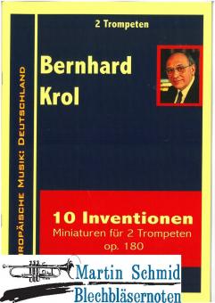 10 Inventionen - Minaturen für 2 Trompeten op.180 