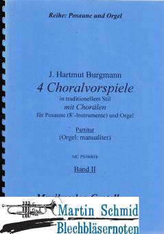 4 Choralvorspiele in traditionellem Stil Band 2 