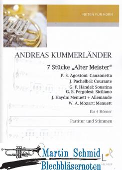 7 Stücke "Alter Meister" 