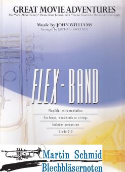Great Movie Adventures (5-Part Flexible Concert Band/Fanfare [Opt. Strings) (HL Flex-Band) 