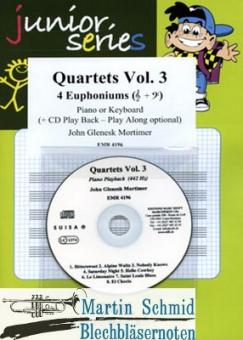 Quartets Vol.3 (Piano/Keyboard or CD Play Along (optional) 