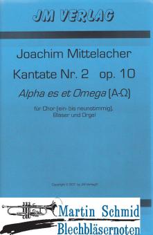 "Alpha Es Et Omega" (Chor.Bläser.Orgel)(Partitur+Stimmen) 
