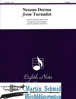 Nessun Dorma from Turandot (Tenor) 