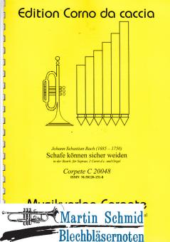 Schafe können sicher weiden (Sopran.Orgel.2 Corni da caccia) 