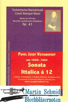Sonata Ittalica á 12 (3Trp.2Zinken/Ob.Streicher.Bc)(Stimmen Set) 