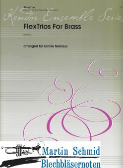FlexTrios For Brass (Bb-Instrument.F-Instrument and Bass Clef Instrument in any combination) 