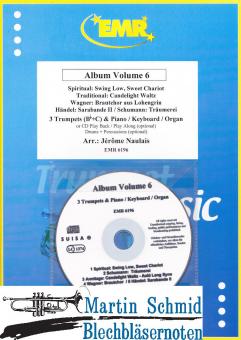 Album Volum 6 (3 Trumpets (Bb+C) & Piano/Keyboard/Organ or CD Play Back/Play Along(optional) Drums+Percussion(optional)) 
