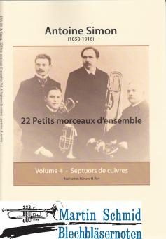 22 Petits morceaux densemble - Volume 4 - Septuors de cuivres (322) 