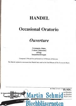 Overture "Occasional Oratorio" (3Trp.Pk.2Ob.Strings) 