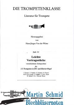 Leichte Vortragsstücke verschiedener Zeitepochen (1/2 Trompeten in B/C und Klavier/Orgel) 