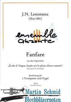 Fanfare aus der Orgelschule "LEcole dOrgue, basée sur le plain-chant romain" 