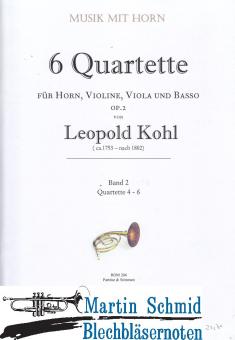 6 Quartett Band 1 (Quartette 4-6) (Horn.Violine.Viola.Basso) 