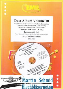 Duet Album Volume 10 (Trumpet in Bb/C.Pos im Violin und Bass-Schlüssel) 