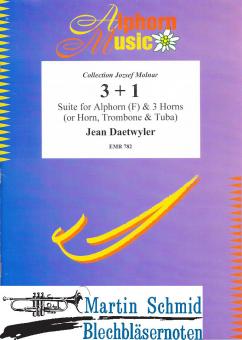 3+1 (Suite for Alphorn (F) & 3 Horns(or Horn.Pos.Tuba) 
