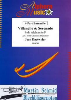 Villanelle & Serenade (Alphorn in F + variables 4-part Ensemble) 