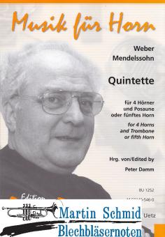 Quintette (4Hörner und Posaune oder fünftes Horn) 