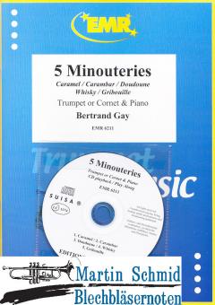 5 Minouteries (Trp in Bb+C.+CD Play Back/Play Along) 