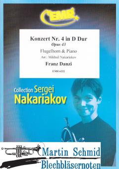Konzert Nr. 4 D-Dur op.43 (Flügelhorn - Original für Flöte) 