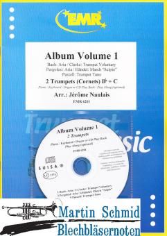 Duet Album Volume 1 (2 Trompeten in Bb/C.Piano/Keyboard/Organ or CD Play Back/Play Along optional) 