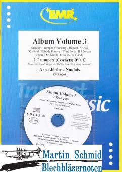 Duet Album Volume 3 (2 Trompeten in Bb/C.Piano/Keyboard/Organ or CD Play Back/Play Along optional) 