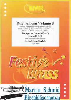 Duet Album Volume 3 (Trompete in Bb/C.Horn In F/Es.Piano/Keyboard/Organ optional) 