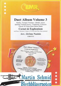 Duet Album Volume 3 (Cornet in Bb.Euphonium.Piano/Keyboard/Organ or CD Play Back/Play Along optional) 