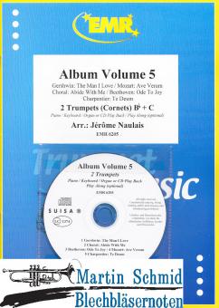 Duet Album Volume 5 (2 Trompeten in Bb/C.Piano/Keyboard/Organ or CD Play Back/Play Along optional) 