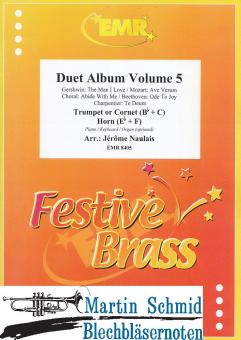 Duet Album Volume 5 (Trompete in Bb/C.Horn In F/Es.Piano/Keyboard/Organ optional) 