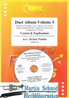 Duet Album Volume 5 (Cornet in Bb.Euphonium.Piano/Keyboard/Organ or CD Play Back/Play Along optional) 