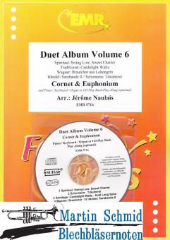 Duet Album Volume 6 (Cornet in Bb.Euphonium.Piano/Keyboard/Organ or CD Play Back/Play Along optional) 