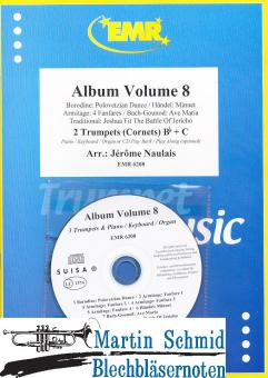 Duet Album Volume 8 (2 Trompeten in Bb/C.Piano/Keyboard/Organ or CD Play Back/Play Along optional) 