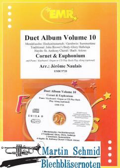 Duet Album Volume 10 (Cornet in Bb.Euphonium.Piano/Keyboard/Organ or CD Play Back/Play Along optional) 