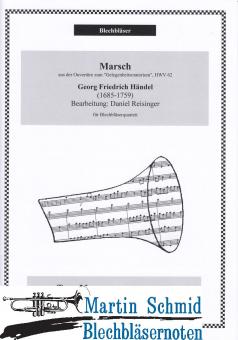 Marsch aus der Ouvertüre zum "Gelegenheitsoratorium", HWV 56 (2 Trp (B), 2 Pos) 