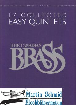 17 Collected Easy Quintets (Trumpet 2 in Bb) 