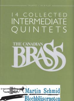 14 Collected Intermediate Quintets (Trumpet 1 in Bb) 