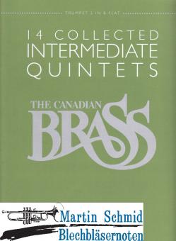 14 Collected Intermediate Quintets (Trumpet 2 in Bb) 
