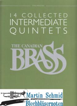 14 Collected Intermediate Quintets (Trombone) 