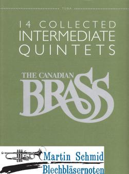 14 Collected Intermediate Quintets (Tuba) 