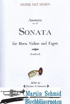Sonata (Horn.Violine.Fagott) 