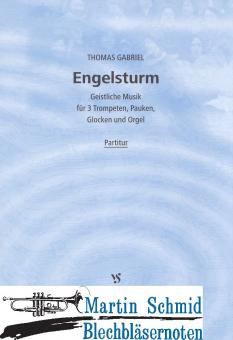 Engelsturm (3 Trompeten, Pauken, Glocken und Orgel)(Partitur) 