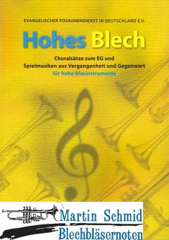 Hohes Blech - Choralsätze zum EG für hohe Blasinstrumente 