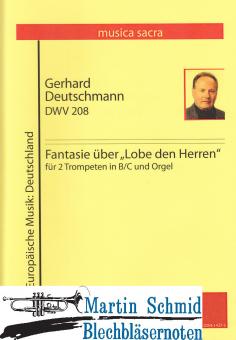 Fantasie über "Lobe den Herren" (2Trompeten in Bb/C) 