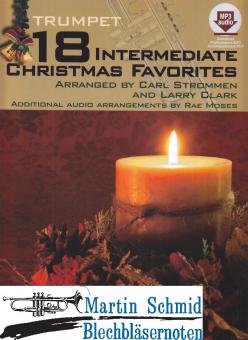 18 Intermediate Christmas Favorites with Data/Accompaniment CD 