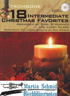 18 Intermediate Christmas Favorites with Data/Accompaniment CD 