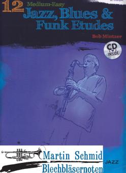 12 Medium-Easy Jazz, Blues & Funk Etudes 