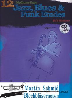12 Medium-Easy Jazz, Blues & Funk Etudes 