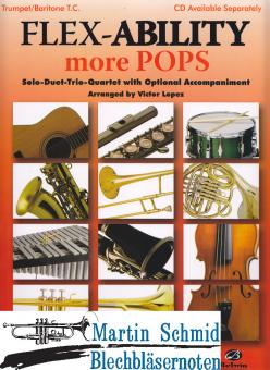 Flex-Ability more Pops (Trumpet Part)(1-4Trp.kombinierbar mit anderen Instrumenten oder Play-Along) 